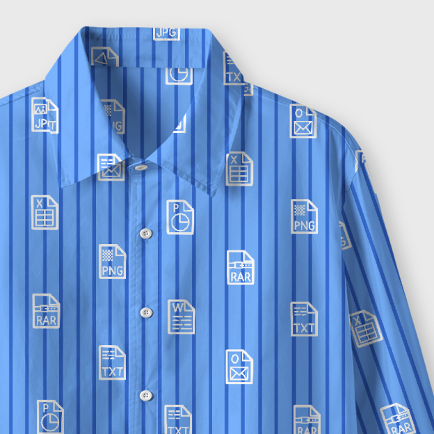 Digital File World Geek Long-Sleeved Shirt