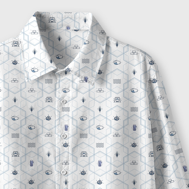 Hexa Settlers Geek Long-Sleeved Shirt