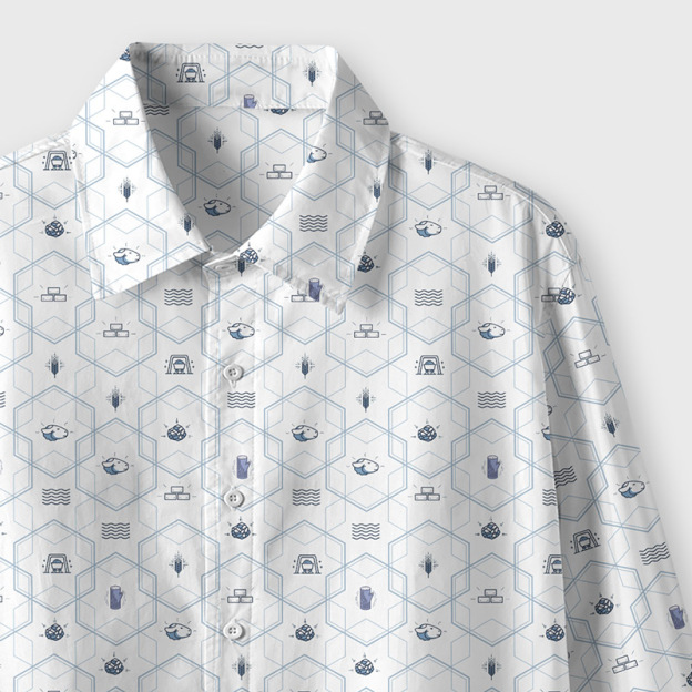 Hexa Settlers Geek Long-Sleeved Shirt