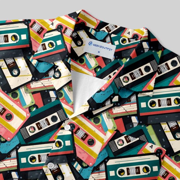 Vintage Tape Button Up Pocket Shirt