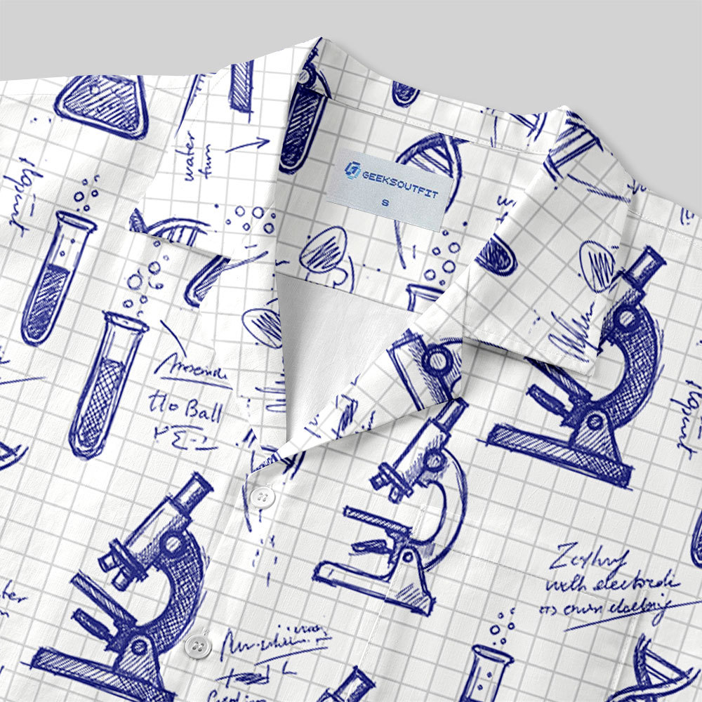 The Microscope Manuscript Button Up Pocket Shirt