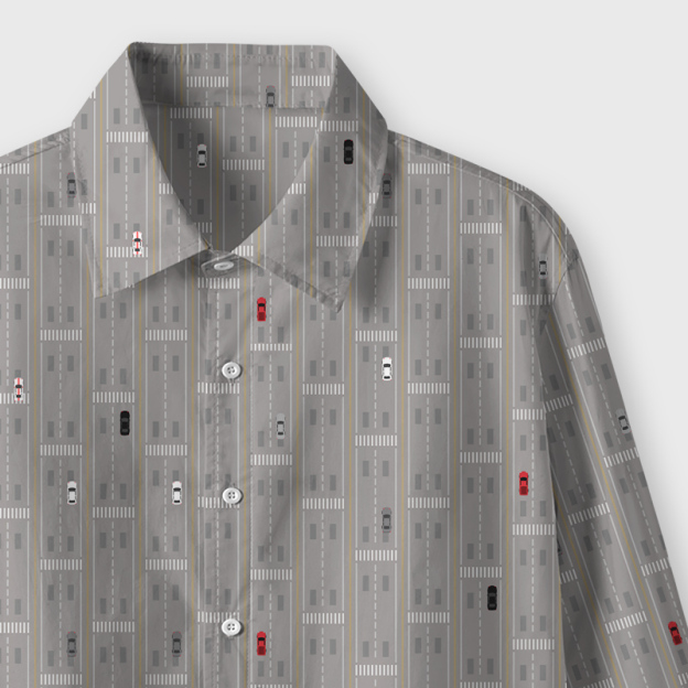 Urban Traffic Geek Long-Sleeved Shirt