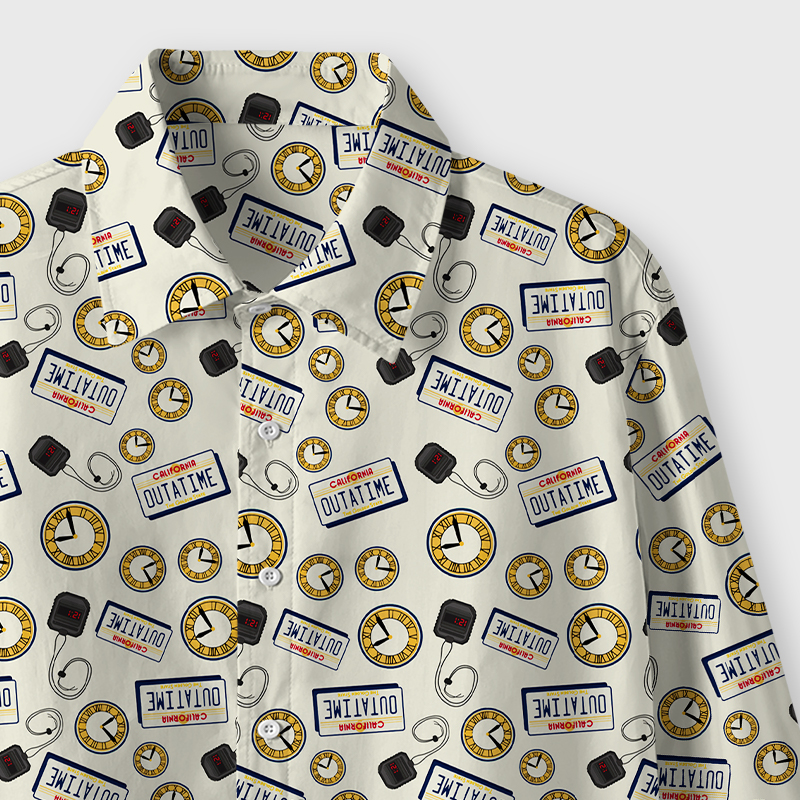 Time Traveler's Memo Geek Long-Sleeved Shirt