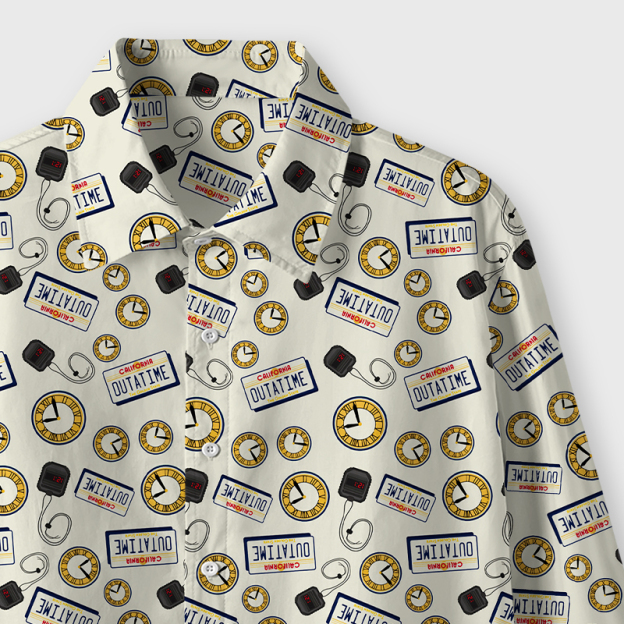 Time Traveler's Memo Geek Long-Sleeved Shirt