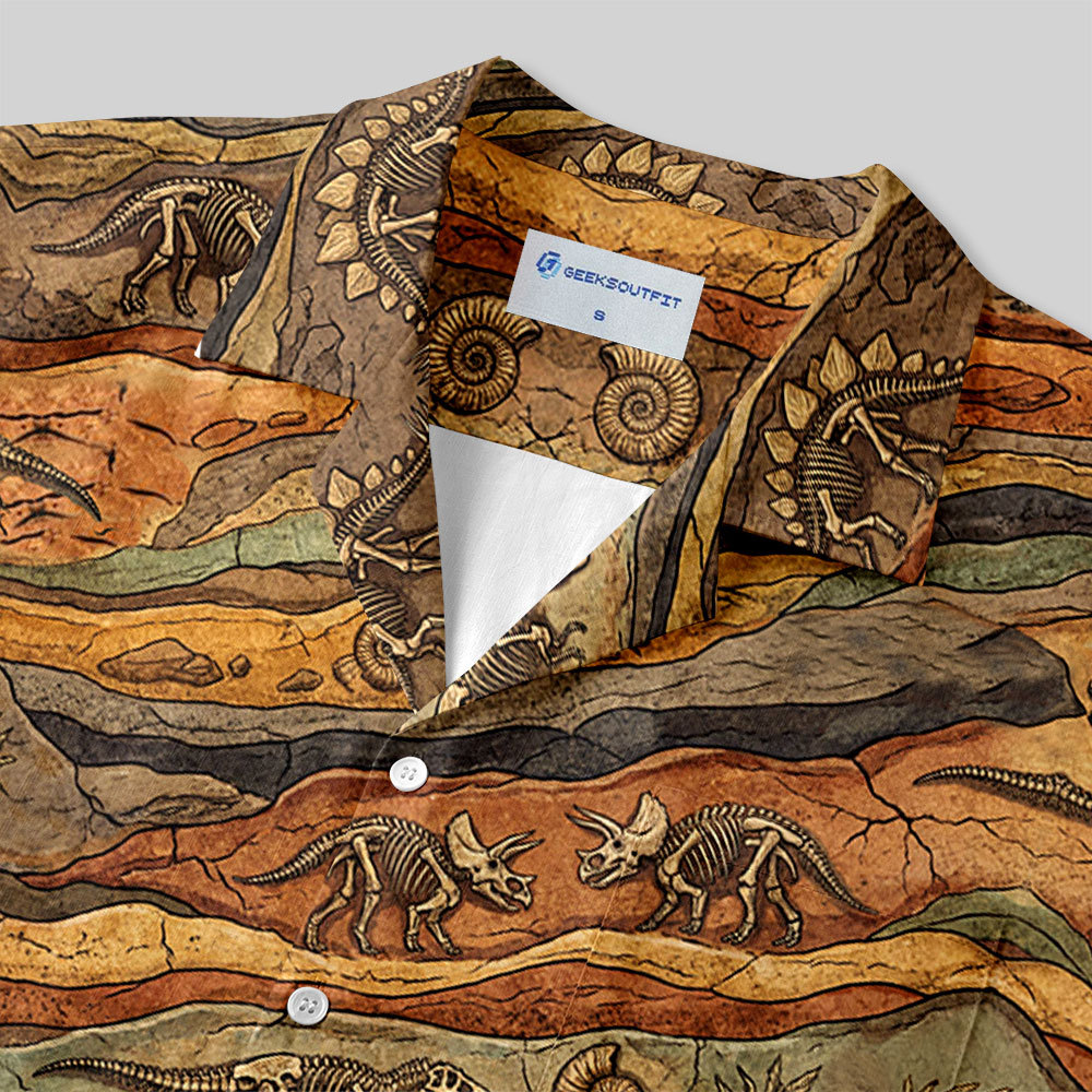 Rock Fossil Button Up Pocket Shirt