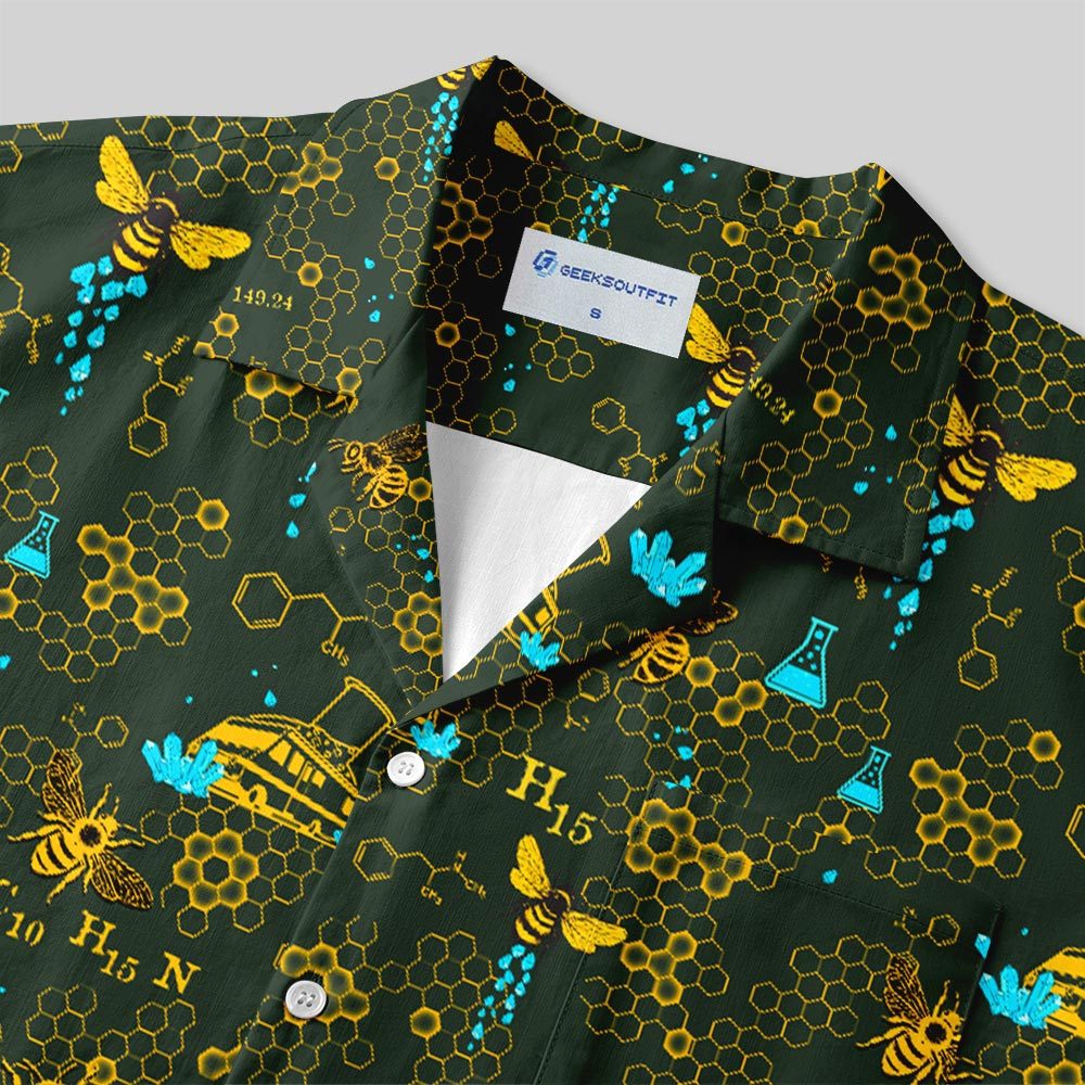 BioAlchemy Green Button Up Pocket Shirt