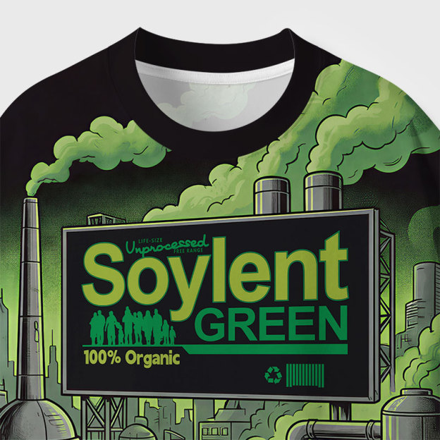 Soylent Green Geek All-Over Print T-Shirt