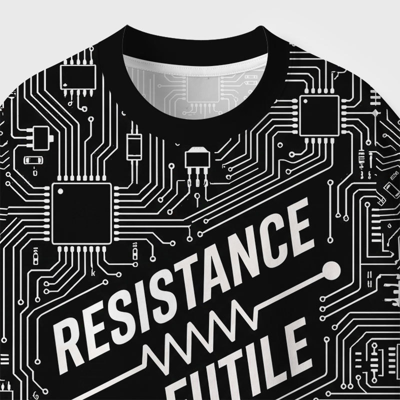 Resistance Is Futile Geek All-Over Print T-Shirt