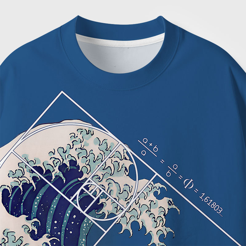 Great Fibonacci Wave Geek All-Over Print T-Shirt