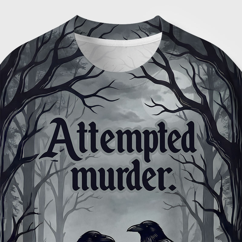 Attempted Murder Geek All-Over Print T-Shirt