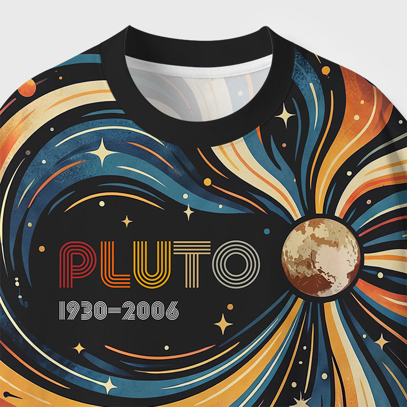 PLUTO Vintage Geek All-Over Print T-Shirt