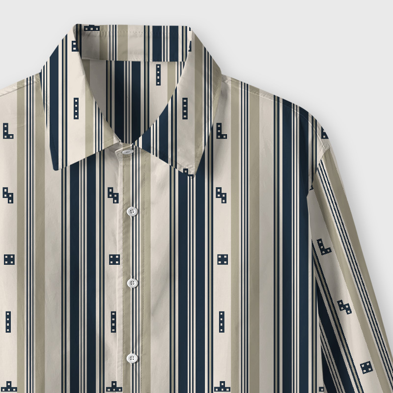 Matrix Stripes Geek Long-Sleeved Shirt