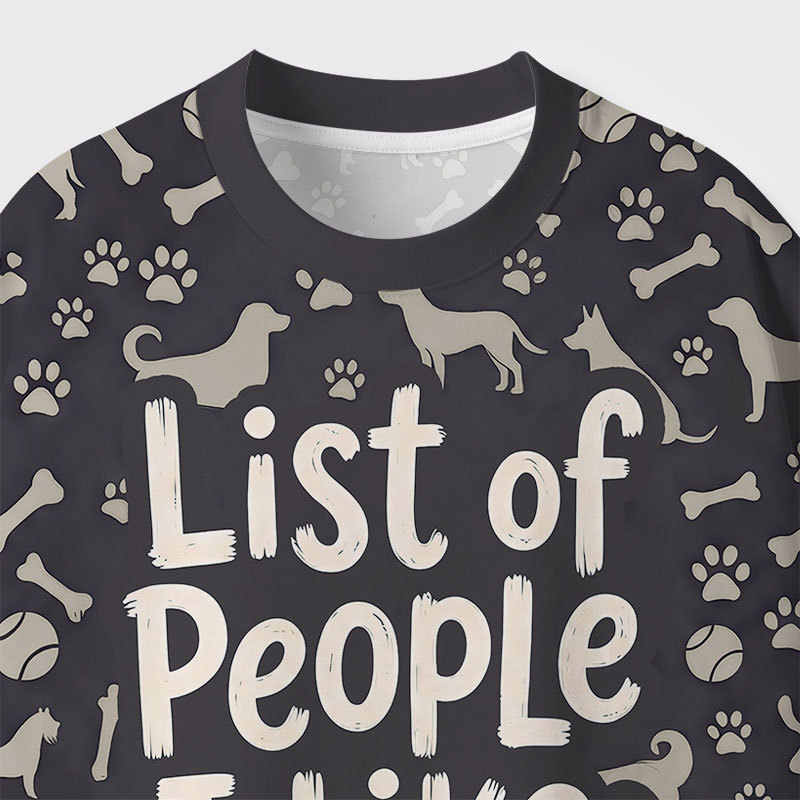 Dog Over People Club Geek All-Over Print T-Shirt