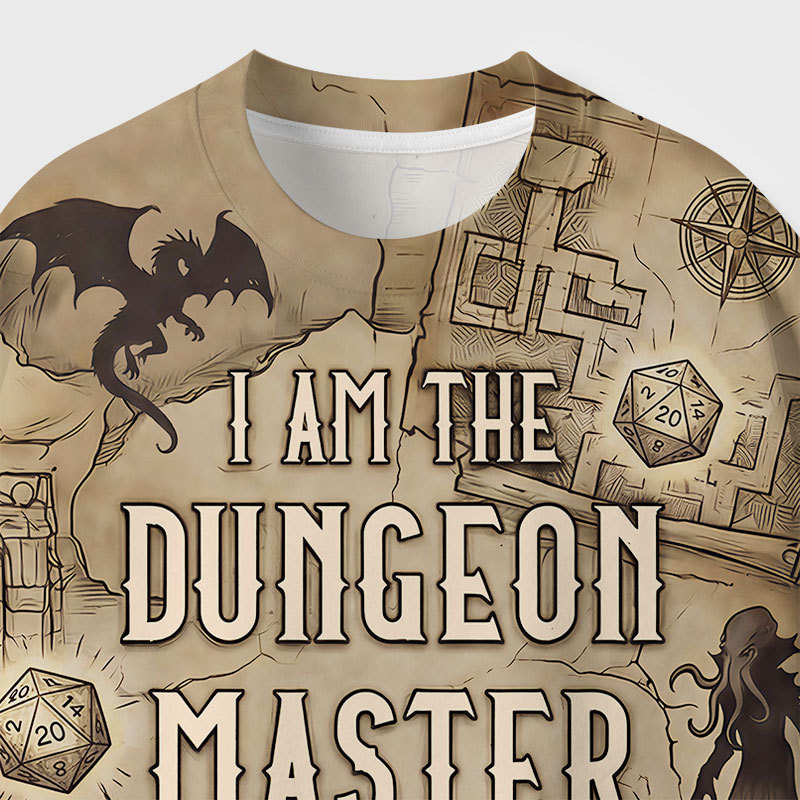 Dungeon Master Authority Geek All-Over Print T-Shirt