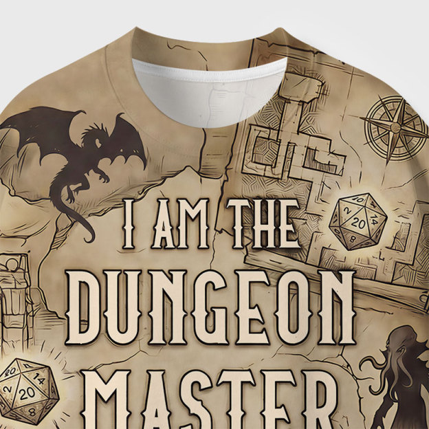 Dungeon Master Authority Geek All-Over Print T-Shirt