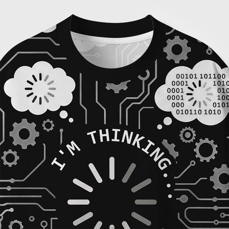 I'm Thinking Geek All-Over Print T-Shirt
