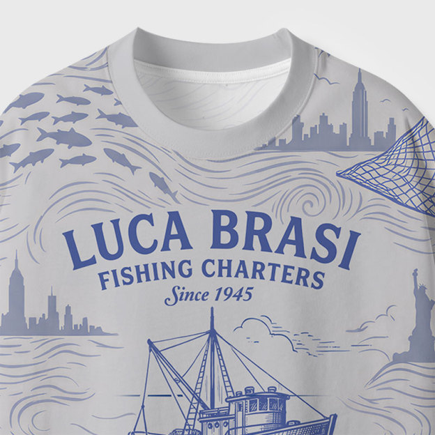 Luca Brasi Geek All-Over Print T-Shirt