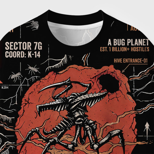 Klendathu Geek All-Over Print T-Shirt