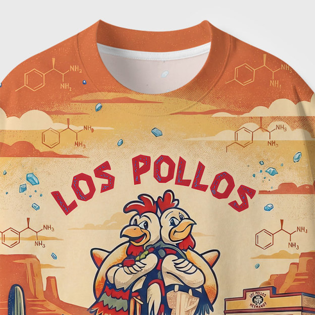 Los Pollos Hermanos Geek All-Over Print T-Shirt