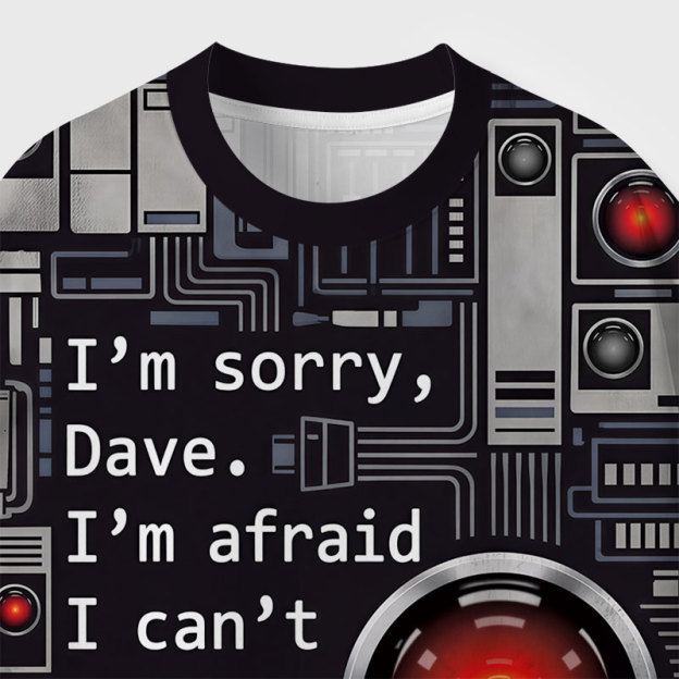 HAL Sorry Dave Geek All-Over Print T-Shirt