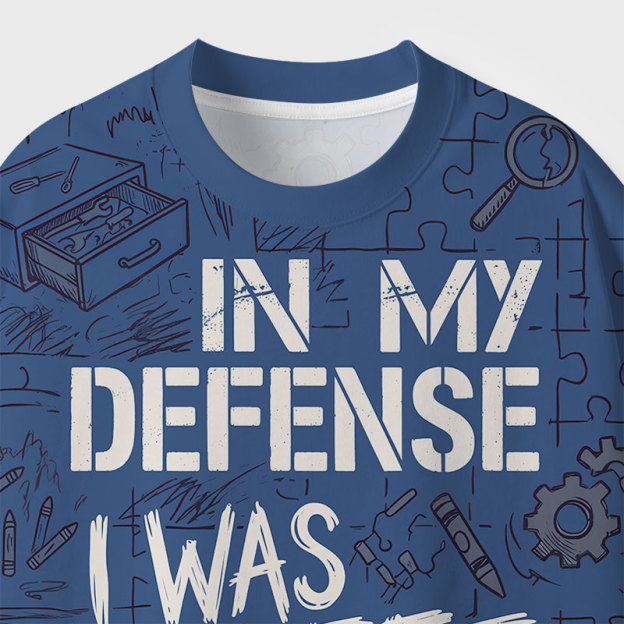 I Was Left Unsupervised Geek All-Over Print T-Shirt