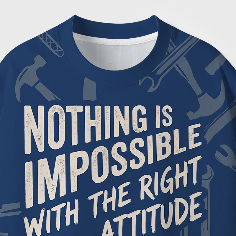 Nothing Is Impossible Geek All-Over Print T-Shirt