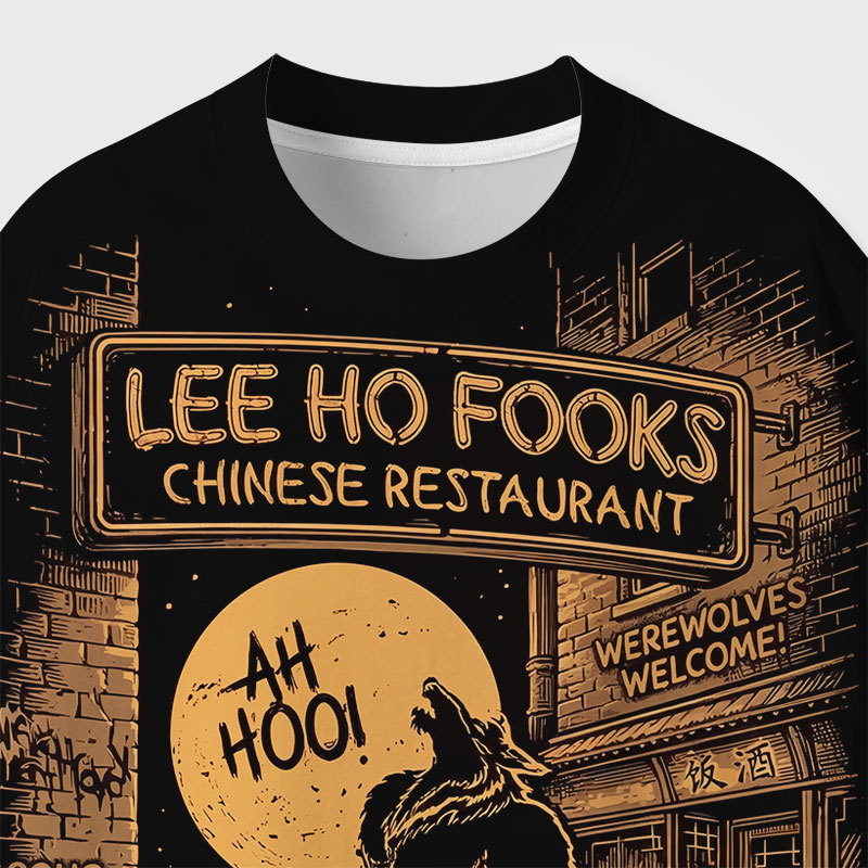 The Werewolf In The Restaurant Geek All-Over Print T-Shirt
