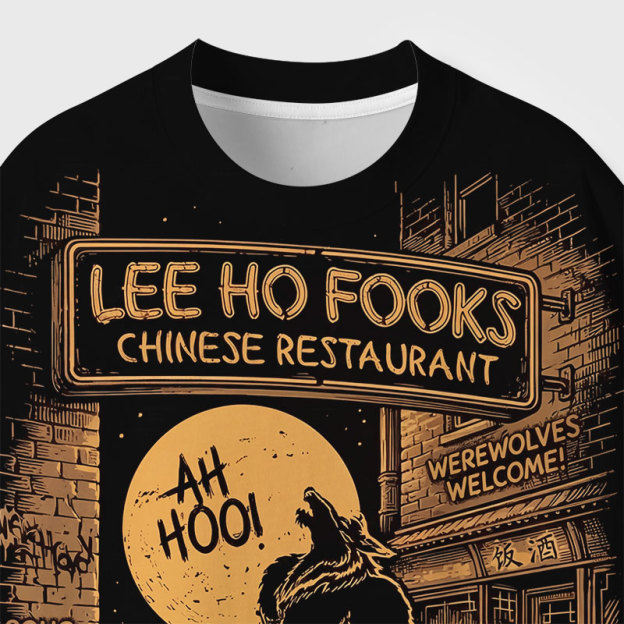 The Werewolf In The Restaurant Geek All-Over Print T-Shirt