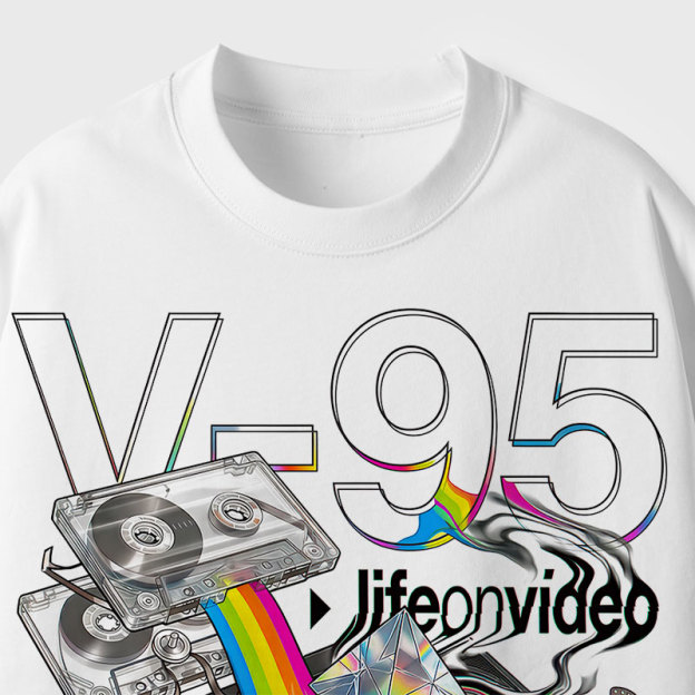 Signal Flow 95 Geek Eco Oversized Graphic Tees