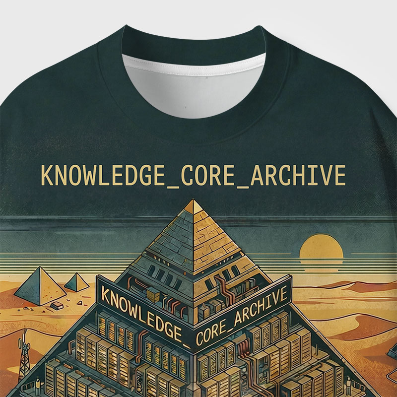 Defragmenting History Geek Eco Oversized Graphic Tees