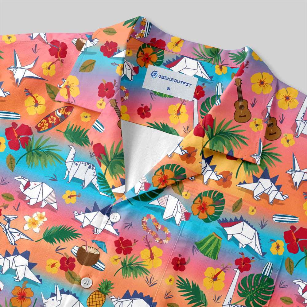 Paper Holiday Button Up Pocket Shirt