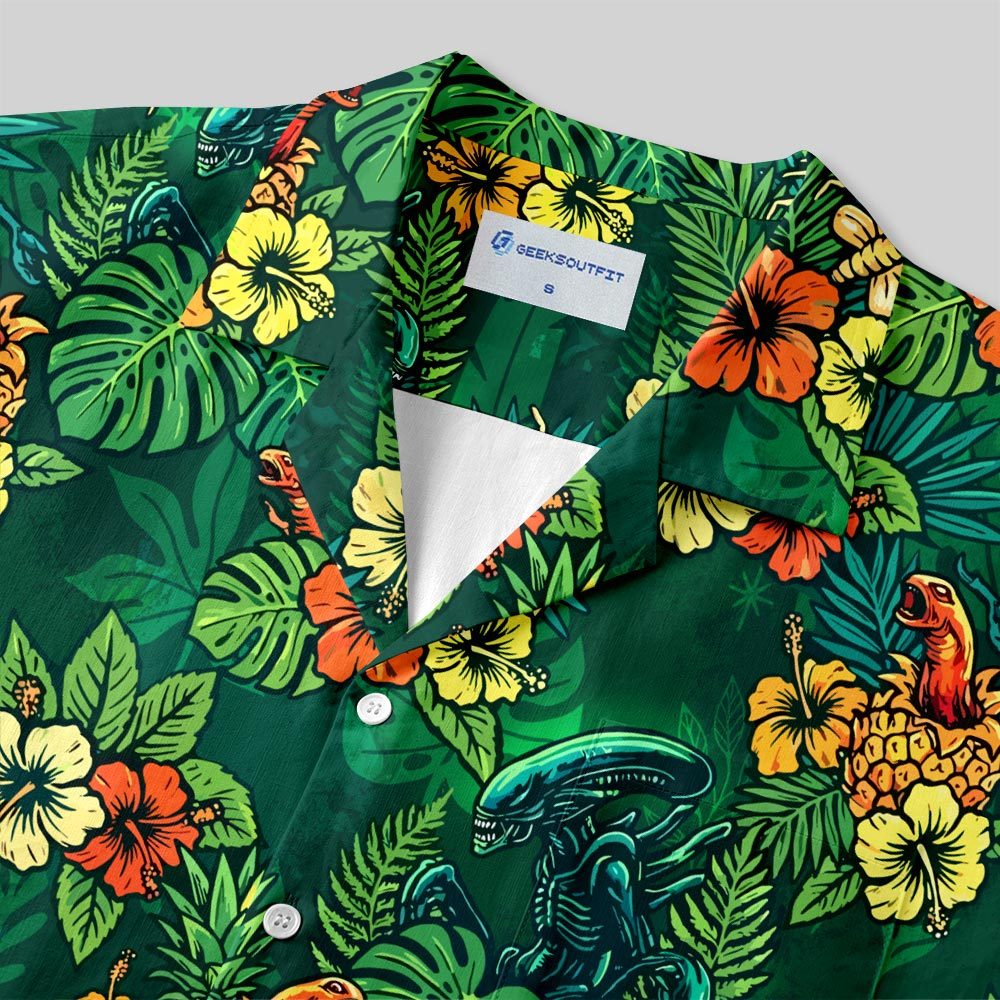 Alien Button Up Pocket Shirt