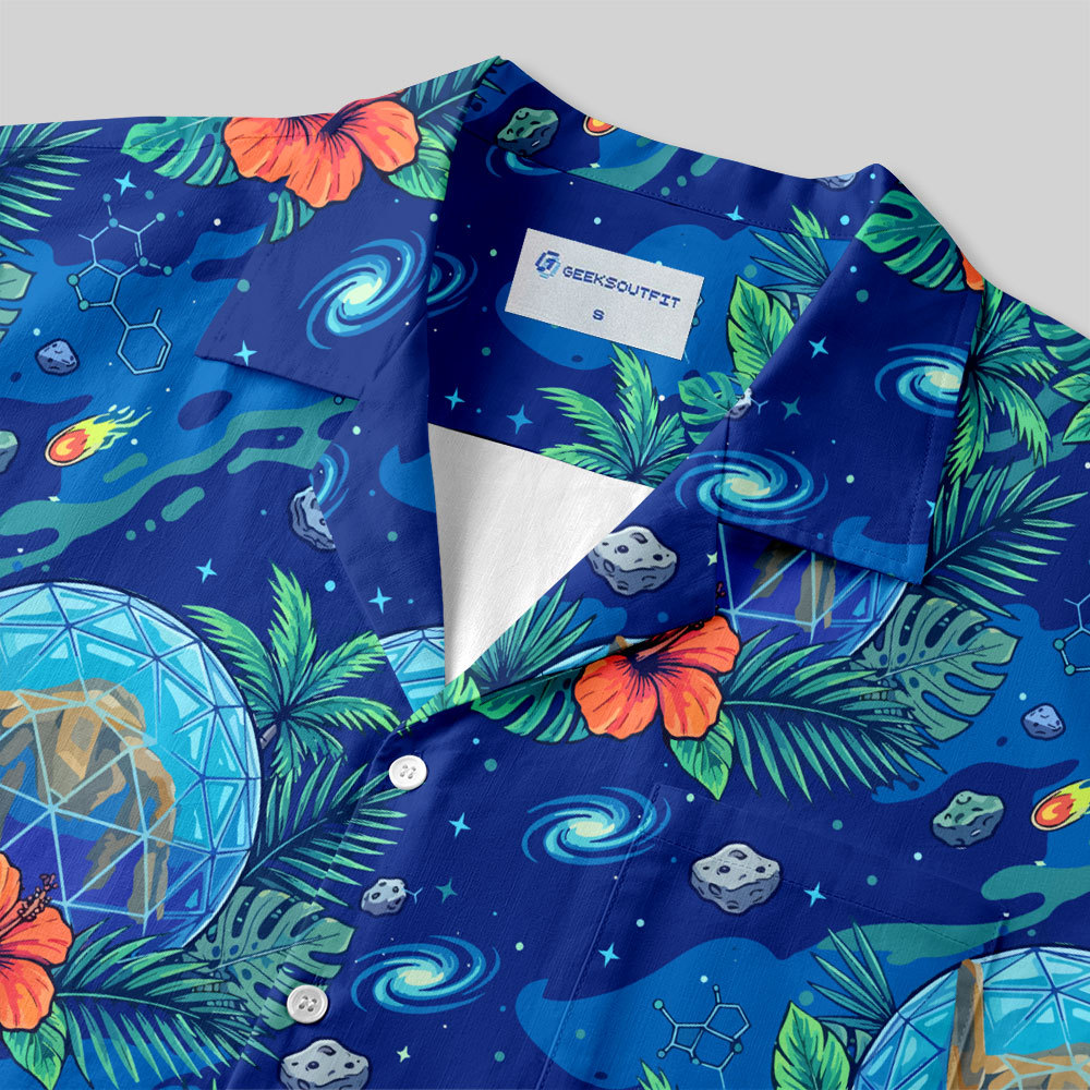 The Dome Project Sci-Fi Exploration Button Up Pocket Shirt