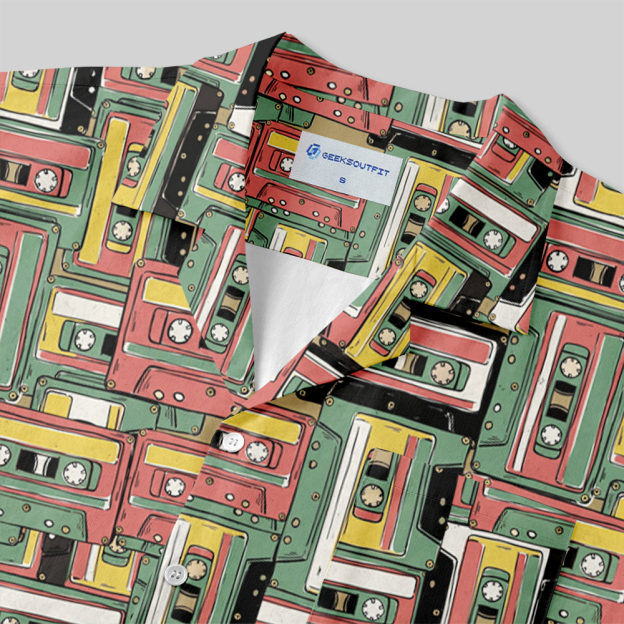 Retro Mix Button Up Pocket Shirt