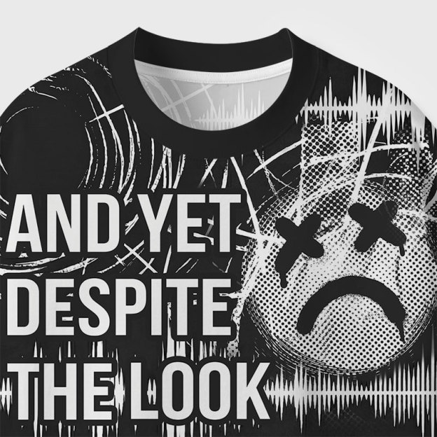 And Yet Geek Eco Oversized Graphic Tees