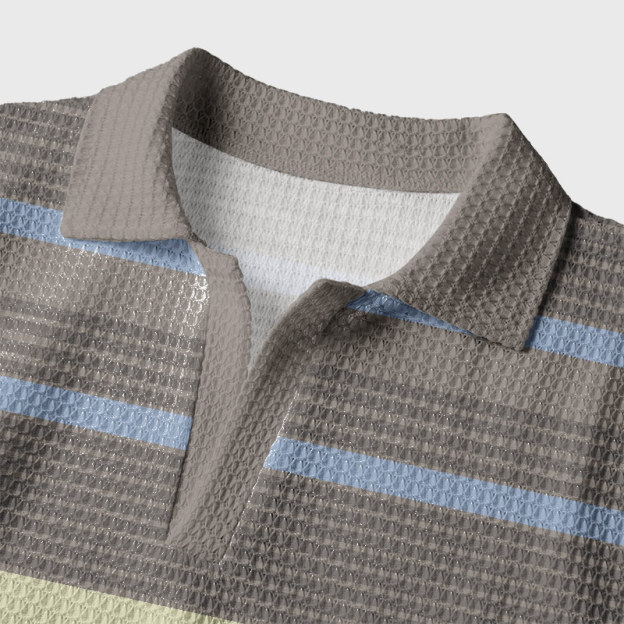 Ingen Wave Geek Crochet Polo Shirt