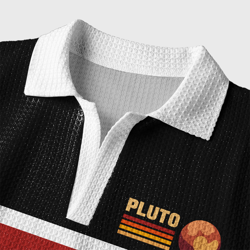 Never Forget Geek Crochet Polo Shirt