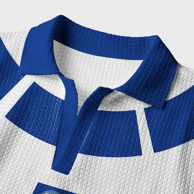 Galactic Mechanic Geek Crochet Polo Shirt