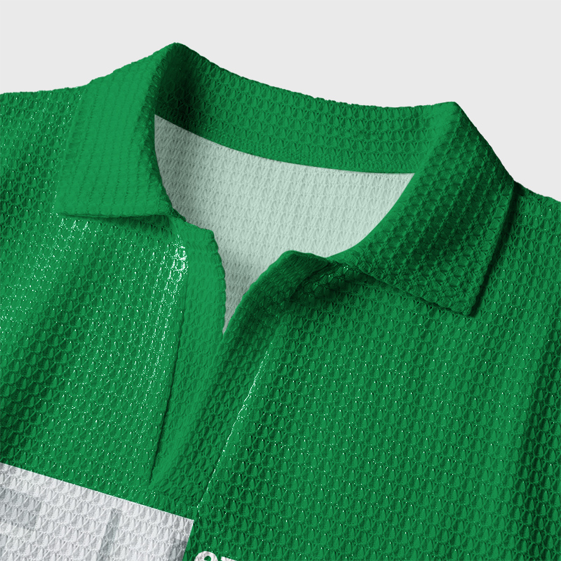 Excel Nerd Geek Crochet Polo Shirt