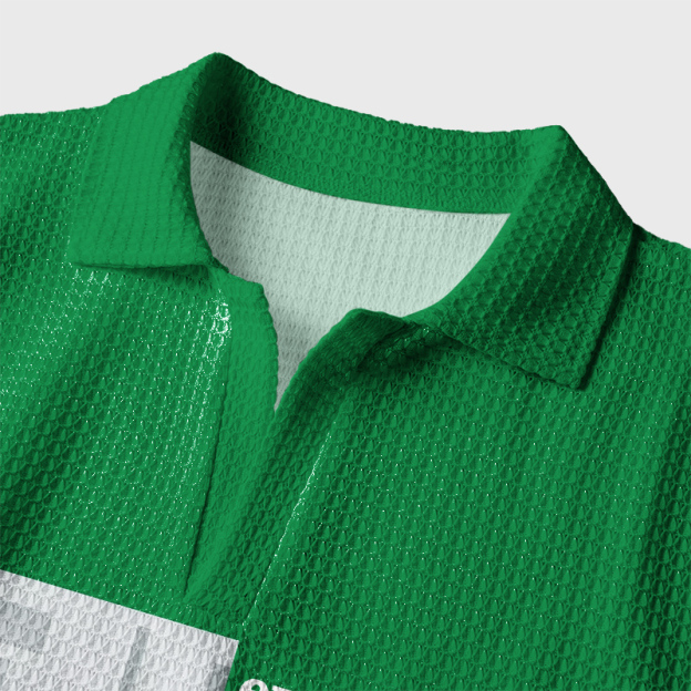 Excel Nerd Geek Crochet Polo Shirt