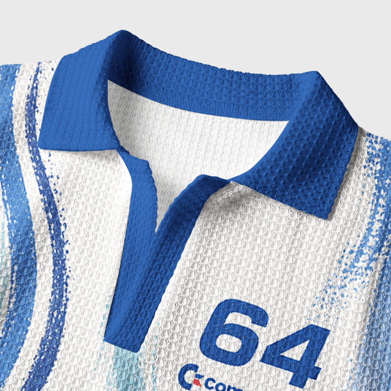 Commodore 64 Vintage Wave Geek Crochet Polo Shirt