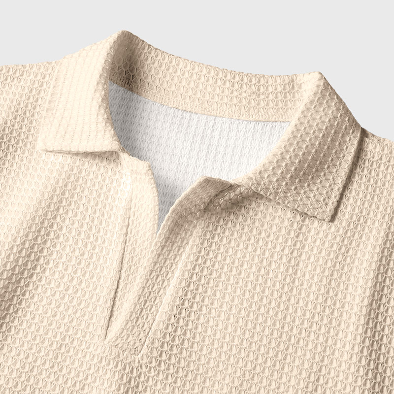 Space Rescue Fox Geek Crochet Polo Shirt