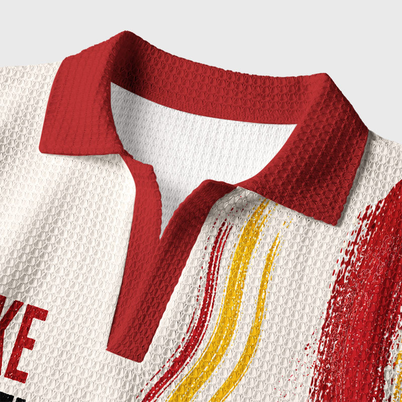 Make Orwell Fiction Again Geek Crochet Polo Shirt