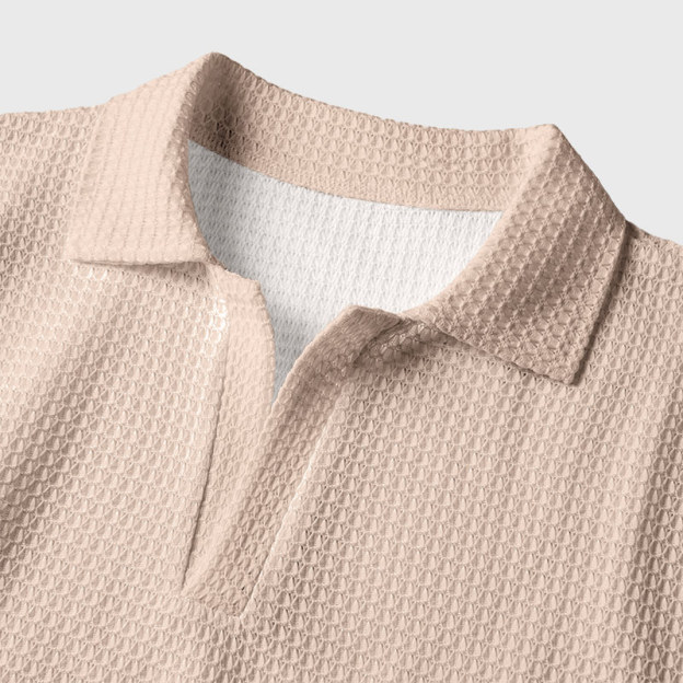 Space Rescue Fox Geek Crochet Polo Shirt