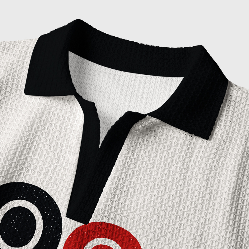 Truth Treason Geek Crochet Polo Shirt