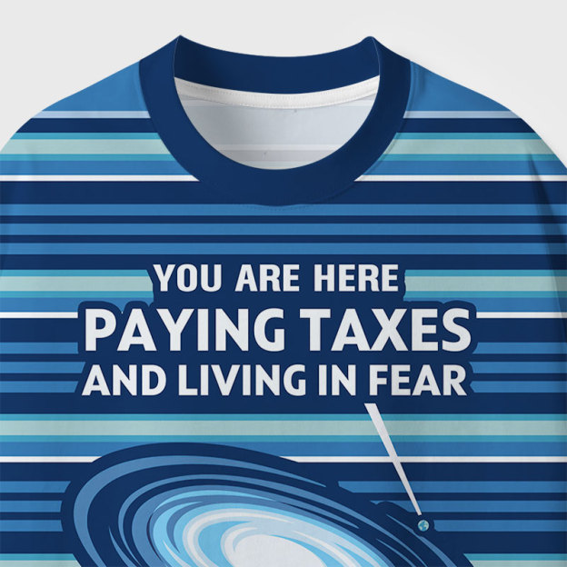 You Are Here Geek Eco Oversized Graphic Tees