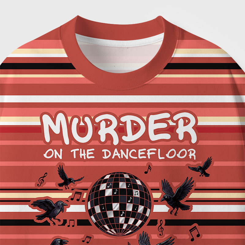 Murder On The Dancefloor Geek Eco Oversized Graphic Tees