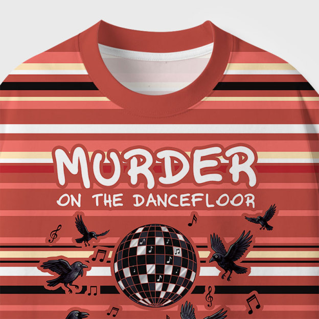 Murder On The Dancefloor Geek Eco Oversized Graphic Tees