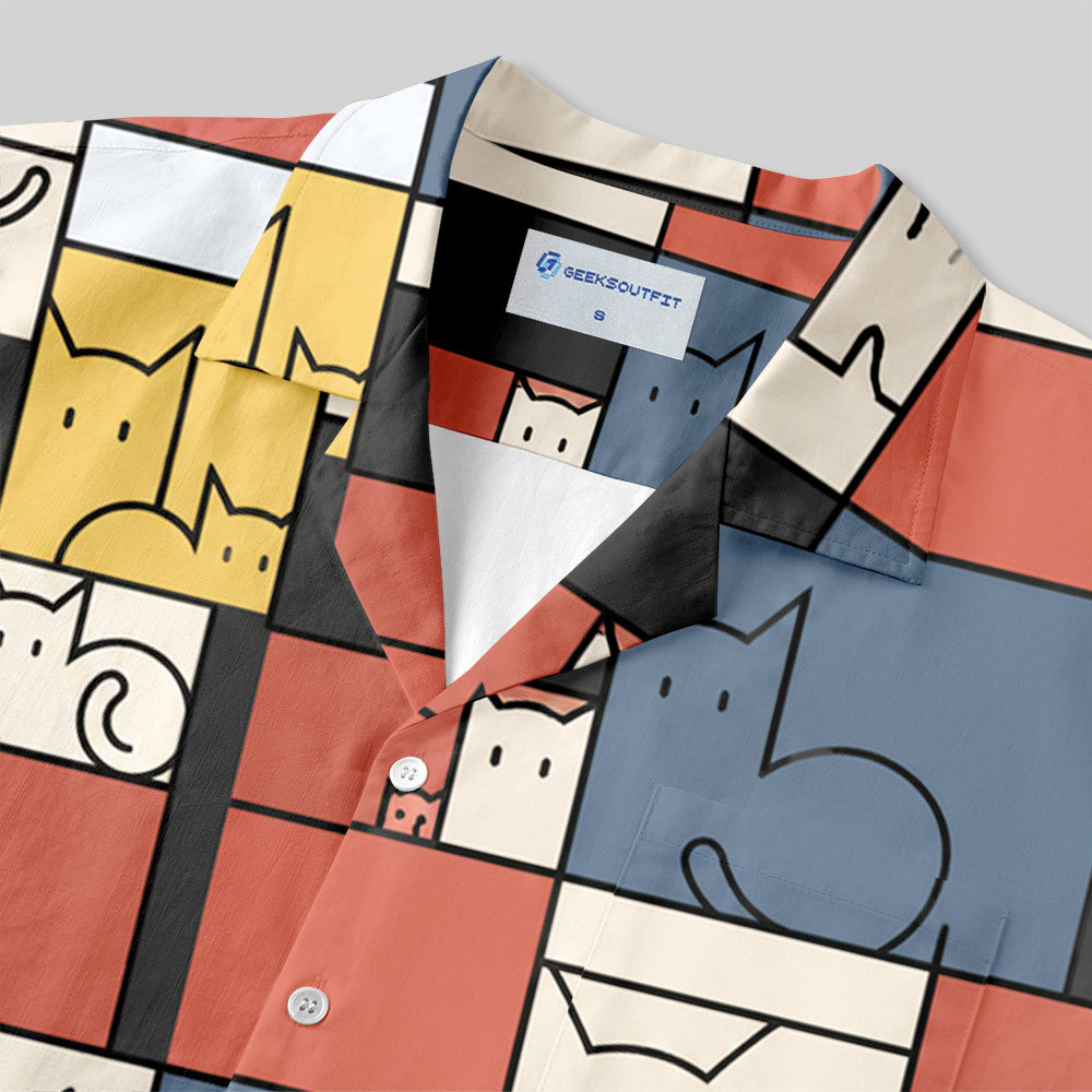 [Copy]Backrooms Wallpaper Button Up Pocket Shirt