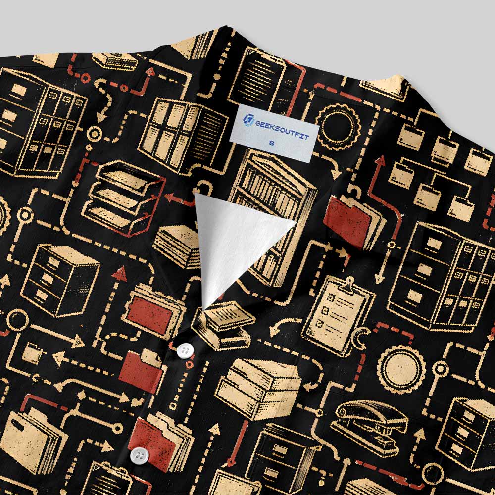 Data Storage Department Button Up Pocket Shirt